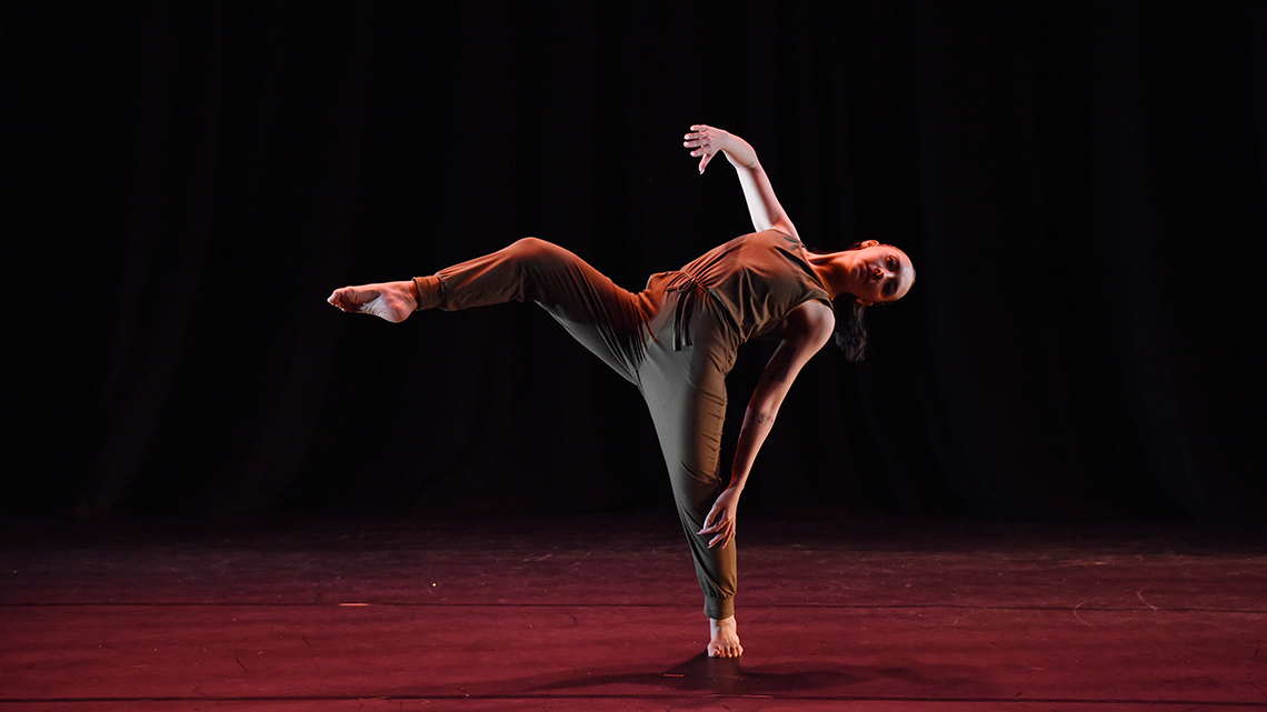 Kierra is spotlighted in the intertwine dance showcase in 2023