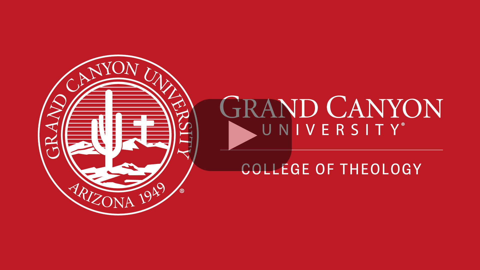 GCU College of Theology Video Thumbnail